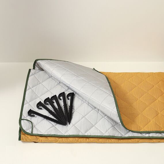 Плед для пикника и отдыха на пляже Smart Picnic, горчичный, Smart Solutions, изображение 25