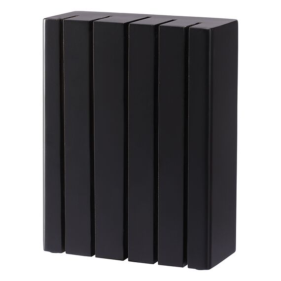 Подставка для ножей Hevea, черная, Liberty Jones