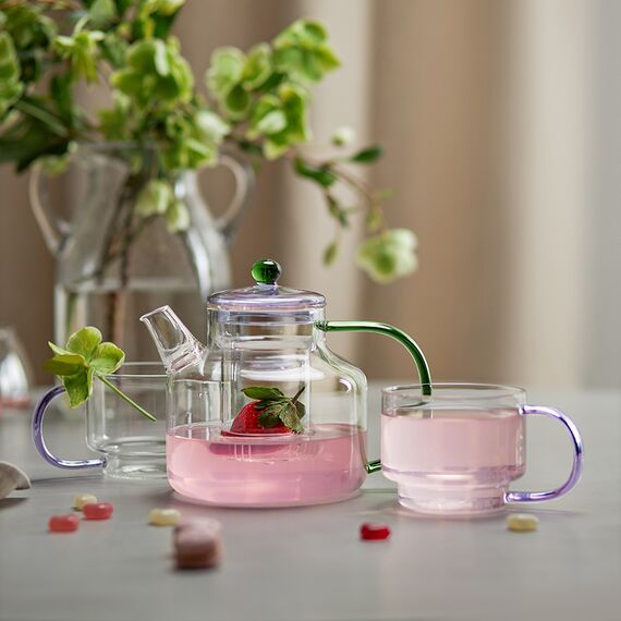 Чайник заварочный Orb, 1,2 л, фиолетовый/зеленый, Liberty Jones, изображение 3