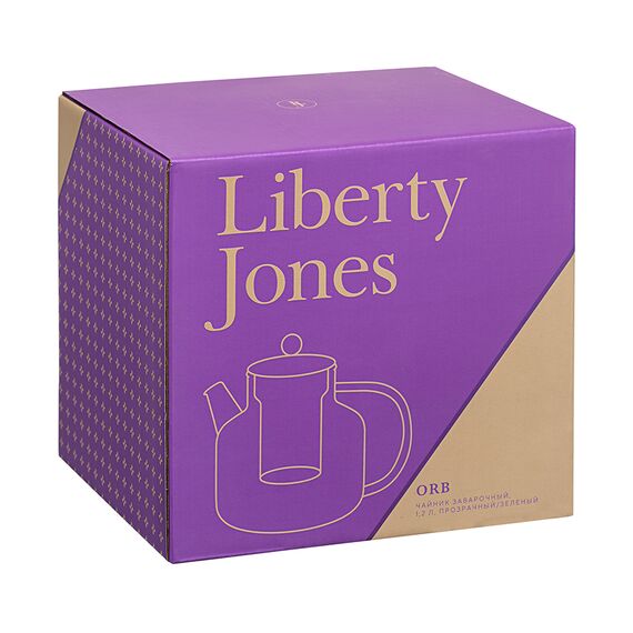 Чайник заварочный Orb, 1,2 л, желтый/зеленый, Liberty Jones, изображение 7
