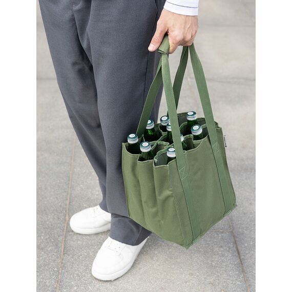 Сумка для бутылок Smart Picnic, темно-зеленая, Smart Solutions, изображение 4