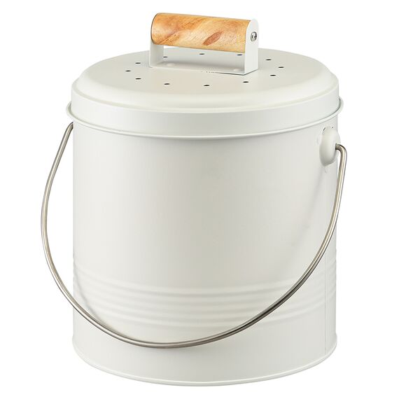 Контейнер для пищевых отходов с фильтром Irmel, 3,5 л, молочный, Smart Solutions