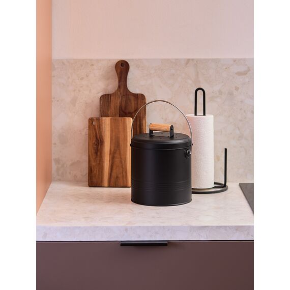 Контейнер для пищевых отходов с фильтром Irmel, 3,5 л, графит, Smart Solutions, изображение 3