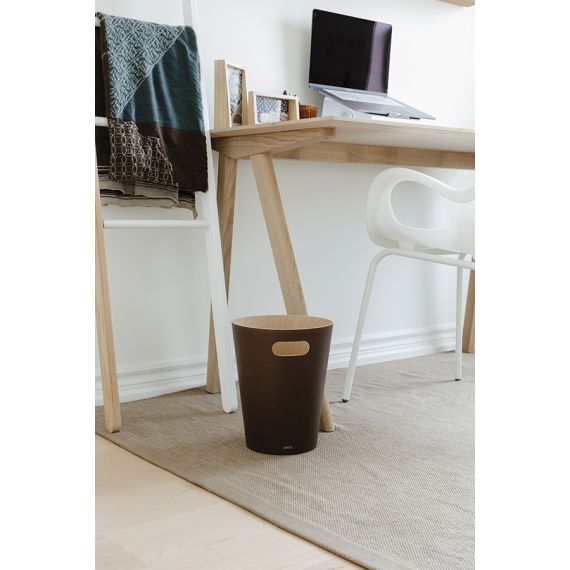 Корзина для мусора  Woodrow эспрессо, Umbra, изображение 5