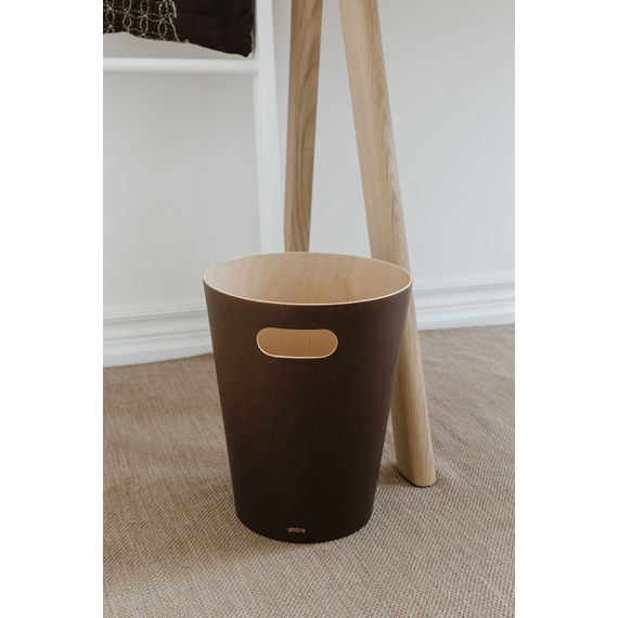 Корзина для мусора  Woodrow эспрессо, Umbra, изображение 4