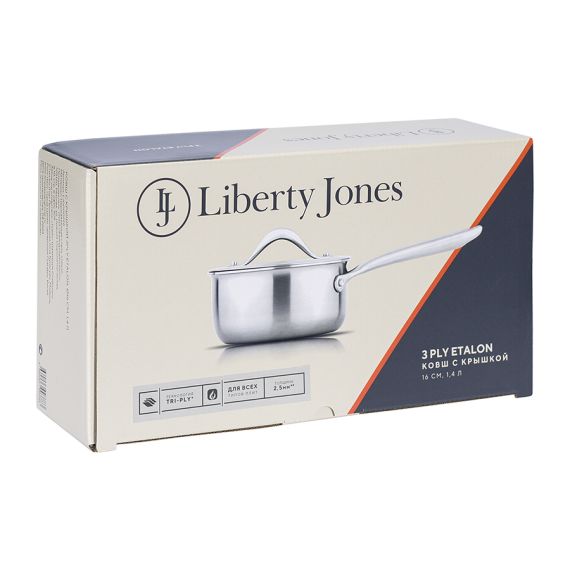Ковш с крышкой 3Ply Etalon, 16 см, 1,4 л, Liberty Jones, изображение 15