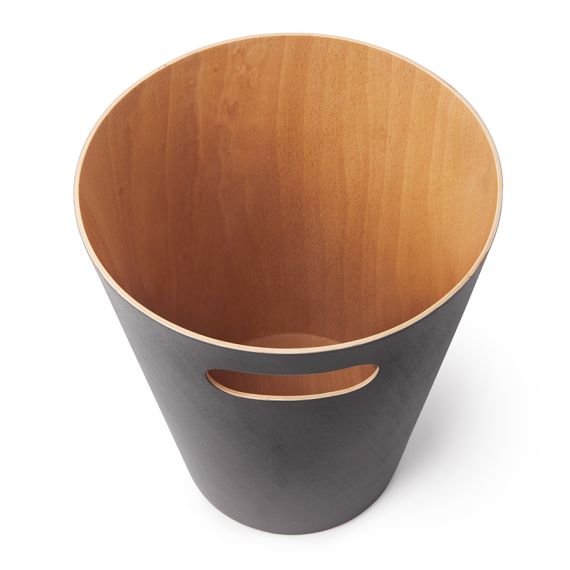 Корзина для мусора Woodrow серая, Umbra, изображение 6