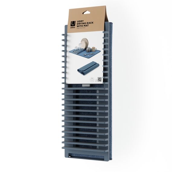 Коврик для сушки посуды Udry, 46х61 см, синий, UMBRA, изображение 14