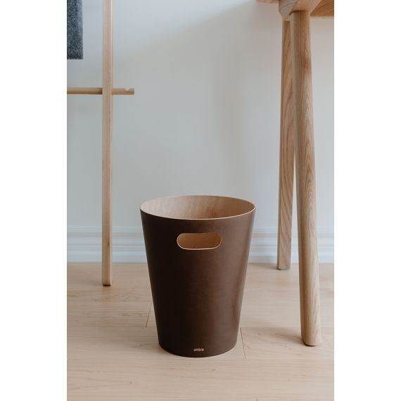 Корзина для мусора  Woodrow эспрессо, Umbra, изображение 7