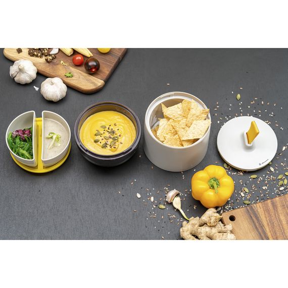 Супница Meals, 800 мл, светло-серая/темно-сливовая, Smart Solutions, изображение 5