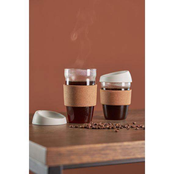 Кружка Cozy Cup, 450 мл, светло-серая, Smart Solutions, изображение 3