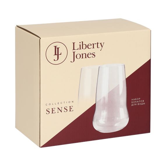 Набор бокалов для воды в подарочной упаковке Sense, 590 мл, 2 шт., Liberty Jones, изображение 11