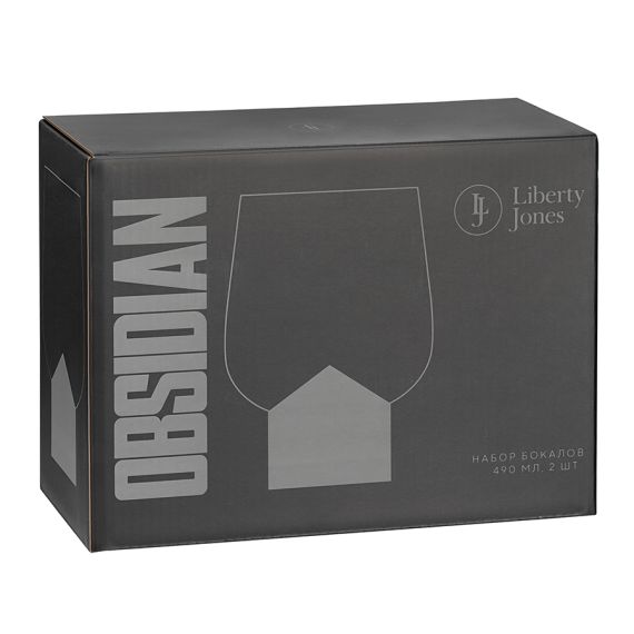 Набор бокалов Obsidian, 490 мл, 2 шт., Liberty Jones, изображение 11