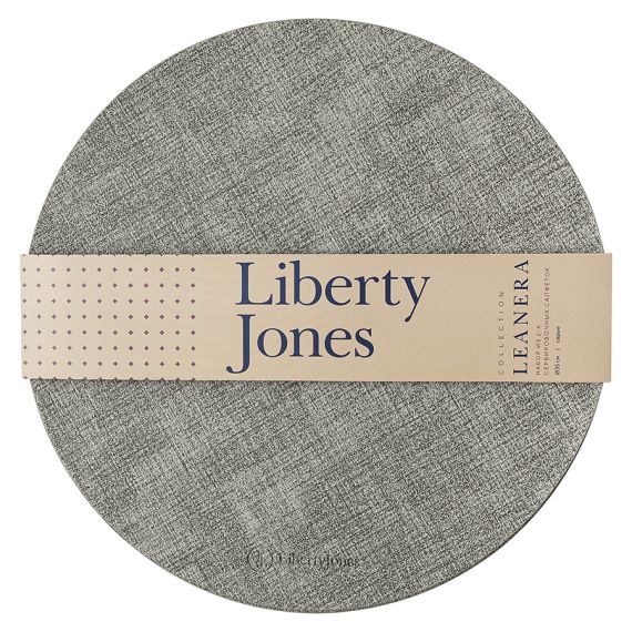 Набор из 2-х сервировочных салфеток Leanera, 35 см, серые, Liberty Jones, изображение 12