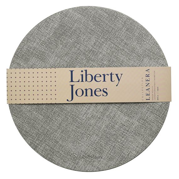 Набор из 4-х сервировочных салфеток Leanera, 35 см, серые, Liberty Jones, изображение 11