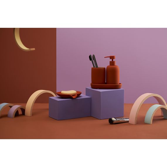 Мыльница Flow, терракотовая, Bergenson Bjorn Bath, изображение 2