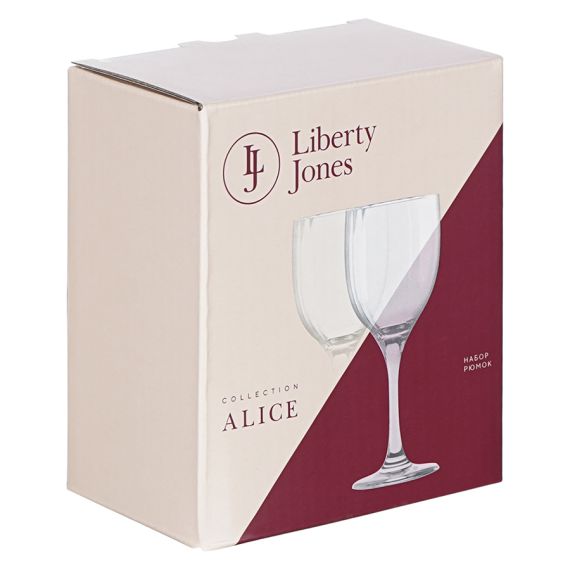 Набор рюмок Alice в подарочной упаковке, 65 мл, 2 шт., Liberty Jones, изображение 9