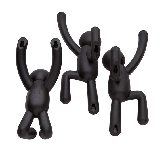 Вешалки-крючки Buddy 3 шт. черные, Umbra, изображение 8