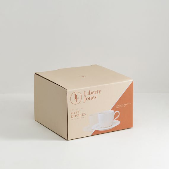 Набор чайных пар Soft Ripples, Dual Glazing, 250 мл, 2 шт., Liberty Jones, изображение 11