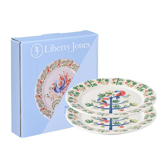 Набор тарелок Toucan из коллекции Birds of Paradise в подарочной упаковке, 18 см, 2 шт., Liberty Jones