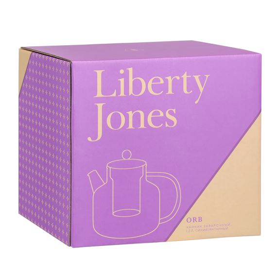 Чайник заварочный Orb, 1,2 л, синий/янтарный, Liberty Jones, изображение 8