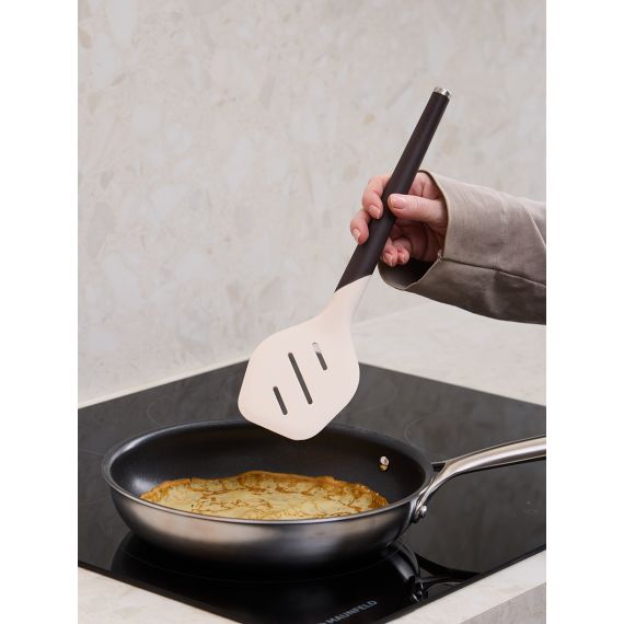 Лопатка с прорезями SmartChef, 32 см, бежевая/бордовая, Smart Solutions, изображение 4