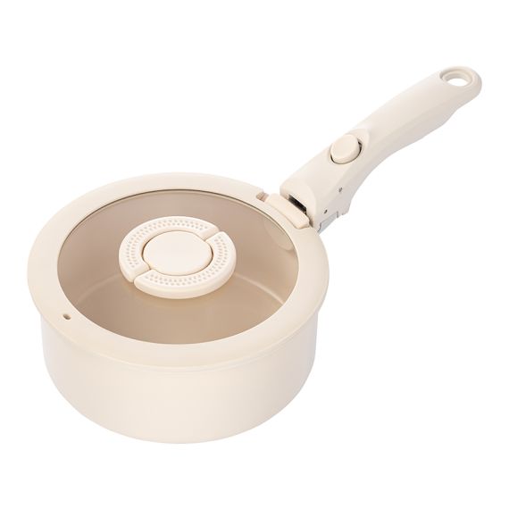 Ковш с крышкой и съемной ручкой Smart Ceramic, 18 см, Smart Solutions