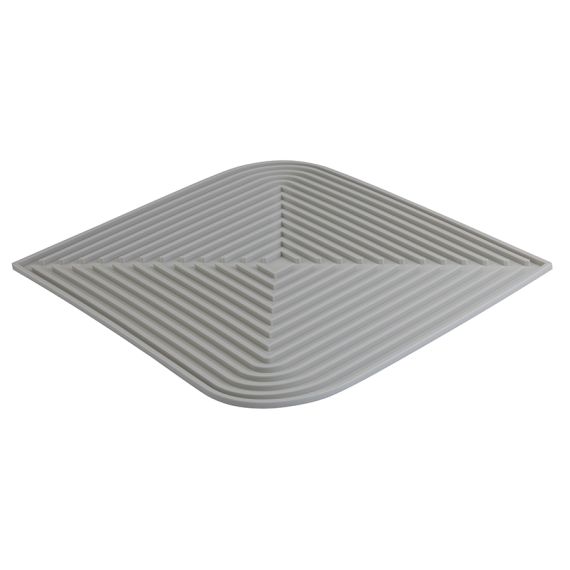 Коврик для сушки посуды Dry Flex, 34,6х44,6 см, серый, Smart Solutions