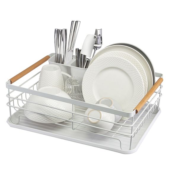 Сушилка для посуды Granli, 43x30,5x14 см, белая, Smart Solutions