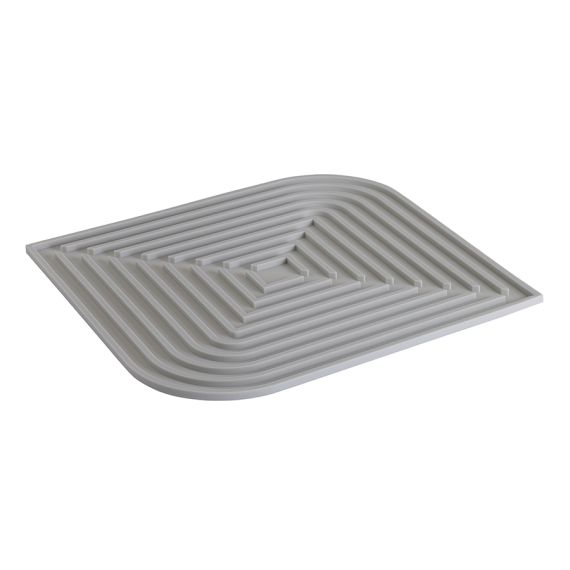Коврик для сушки посуды Dry Flex, 34,5х31,5 см, графит, Smart Solutions