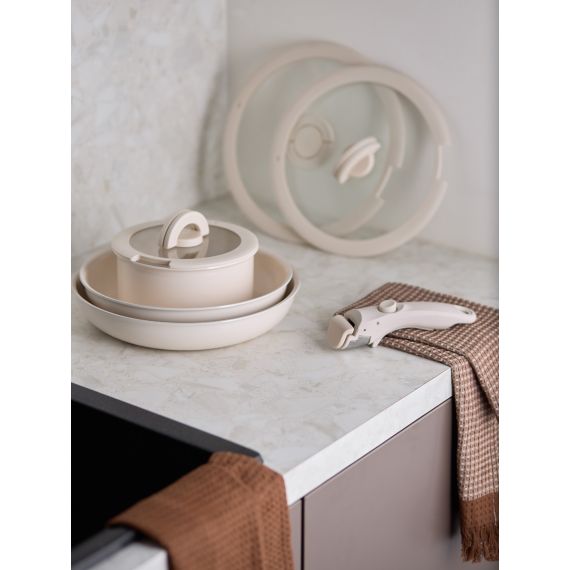 Сковорода с крышкой и съемной ручкой Smart Ceramic, 24 см, Smart Solutions, изображение 6