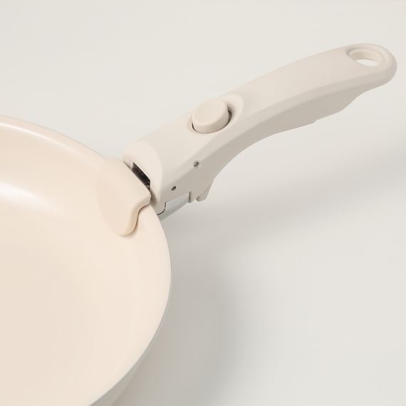 Сковорода с крышкой и съемной ручкой Smart Ceramic, 20 см, Smart Solutions, изображение 6