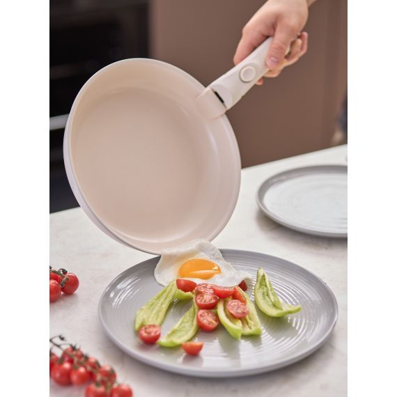 Сковорода с крышкой и съемной ручкой Smart Ceramic, 28 см, Smart Solutions, изображение 5