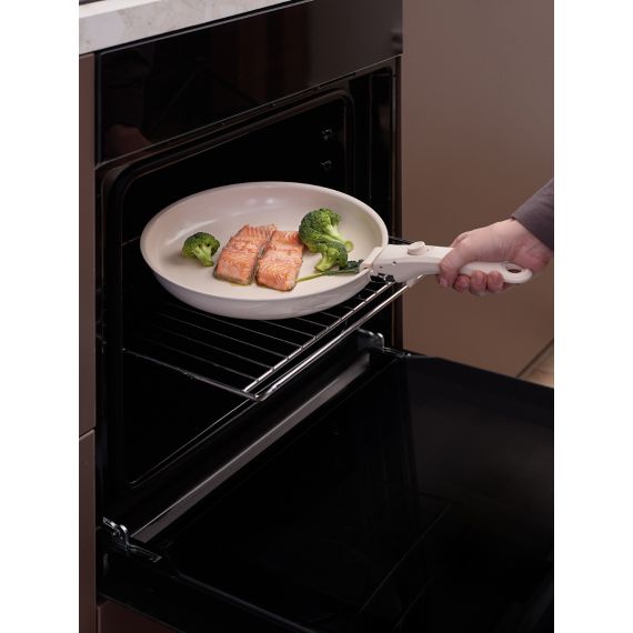 Сковорода с крышкой и съемной ручкой Smart Ceramic, 20 см, Smart Solutions, изображение 4