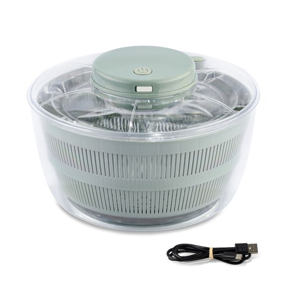 Электросушилка для салата Press&Dry, 3,5 л, шалфей, Smart Solutions, изображение 10