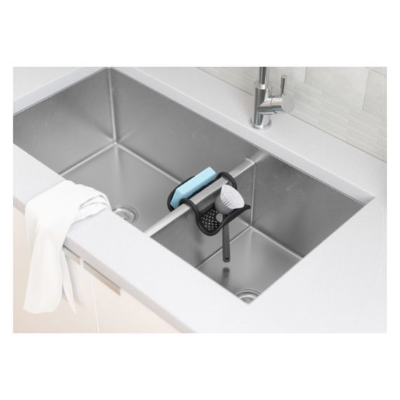 Органайзер для раковины с полкой Caddy, черный, UMBRA, изображение 7