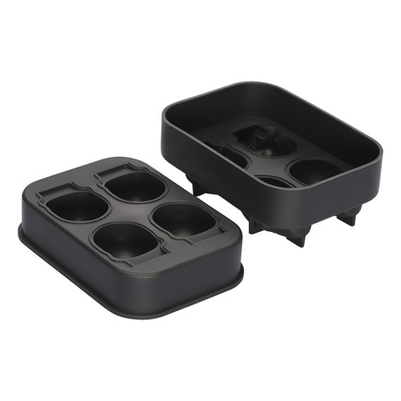 Форма для льда Ice skull, графит, Smart Solutions
