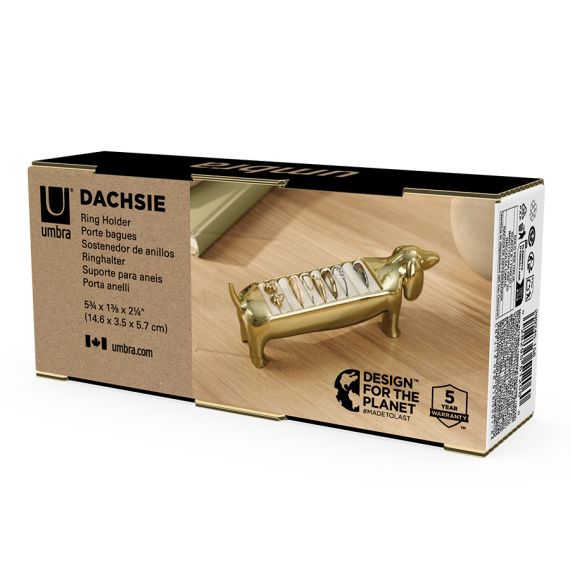 Держатель для колец Dachsie, латунь, UMBRA, изображение 15