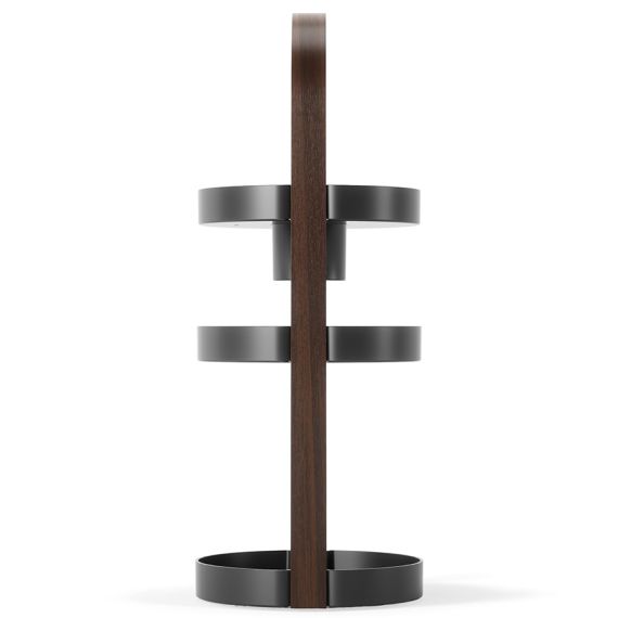 Органайзер для косметики Bellwood, 20х50 см, черный/орех, UMBRA, изображение 8