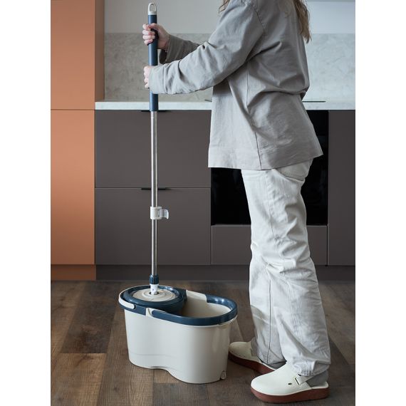 Швабра с ведром и центрифугой Cleanup, 7 л., Smart Solutions, изображение 2