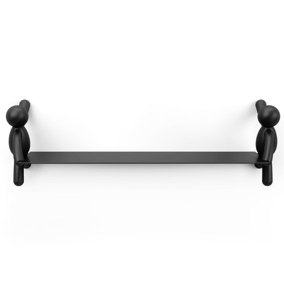 Полка Buddy, 46х15 см, черная, UMBRA, изображение 6