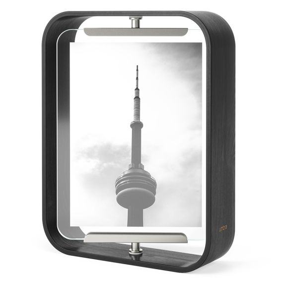 Фоторамка двухсторонняя Bellwood, 19х24 см, черная, UMBRA