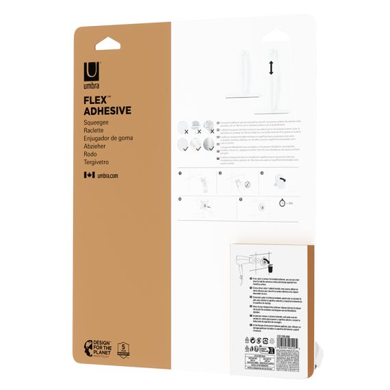 Скребок универсальный Flex Adhesive, белый, UMBRA, изображение 10