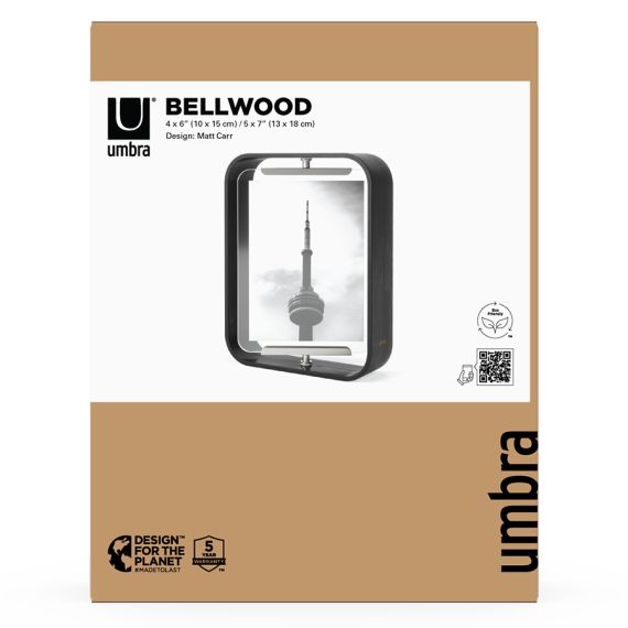 Фоторамка двухсторонняя Bellwood, 19х24 см, черная, UMBRA, изображение 14