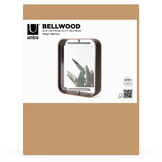 Фоторамка двухсторонняя Bellwood, 19х24, состаренный орех, UMBRA, изображение 13