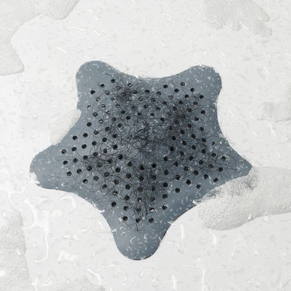 Фильтр для слива Starfish, серо-голубой, UMBRA, изображение 3