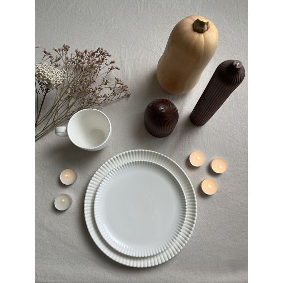 Набор из двух тарелок белого цвета из коллекции Kitchen Spirit, 21 см, Tkano, изображение 3