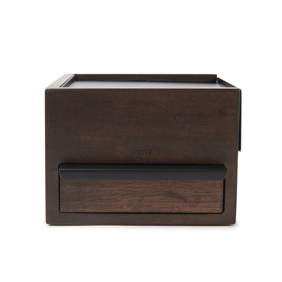 Шкатулка Stowit Mini, черная/орех, UMBRA, изображение 9