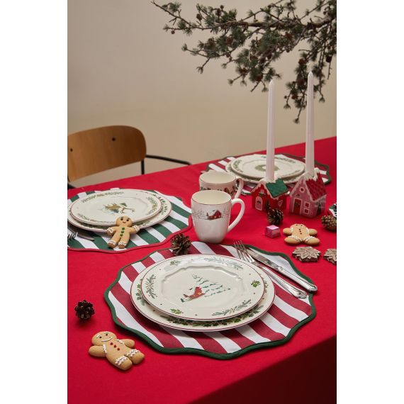 Набор из двух тарелок Nordic winter из коллекции New Year Essential, 26,5 см, Tkano, изображение 3