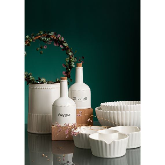 Бутылка для уксуса белого цвета из коллекции Kitchen Spirit, 250 мл, Tkano, изображение 3